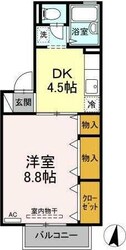 プレステージュ２１　Ⅲ棟の物件間取画像